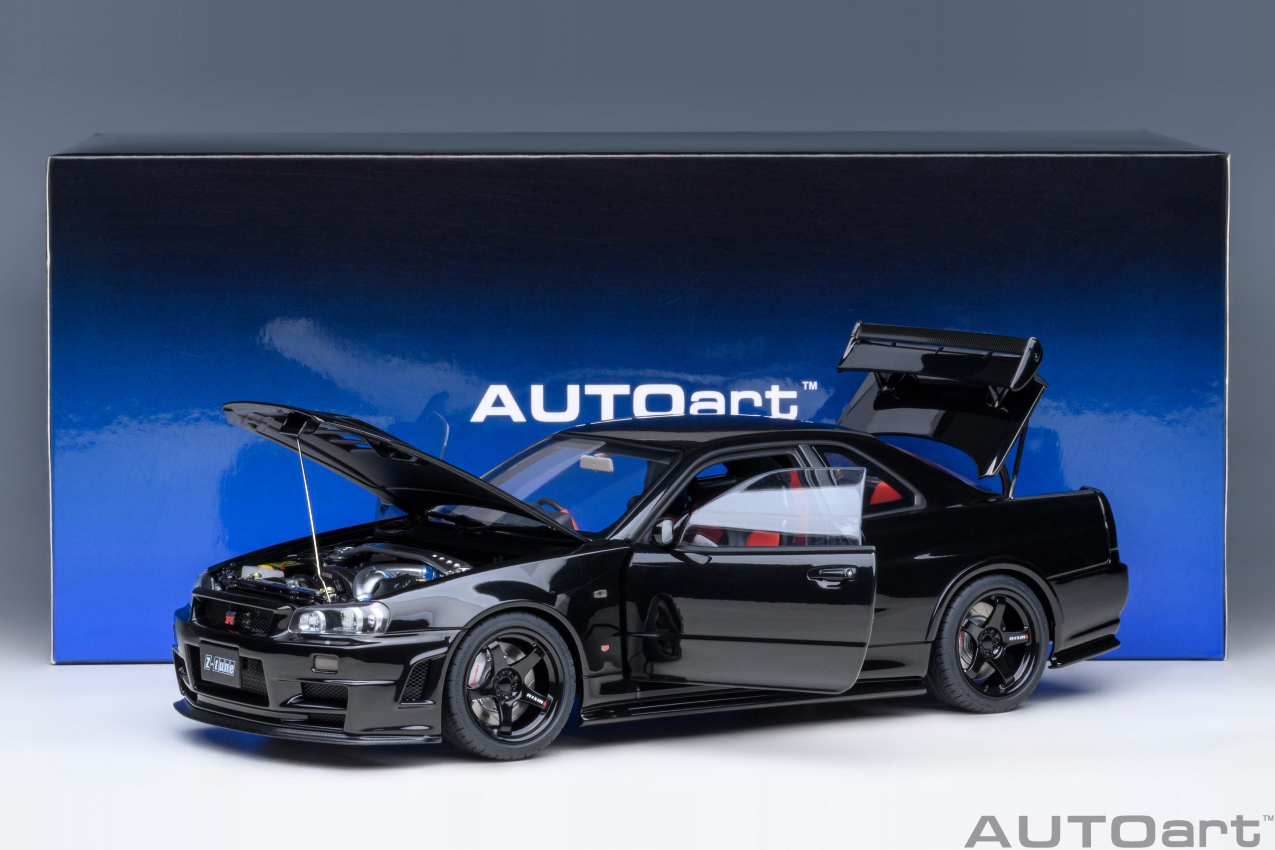 1:18 Autoart 77463 Nissan Skyline GT-R (R34) Z-tune (Black Pearl 